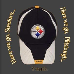 NEW Reebok NFL Pittsburgh Steelers Cap, Youth, One-Size‎